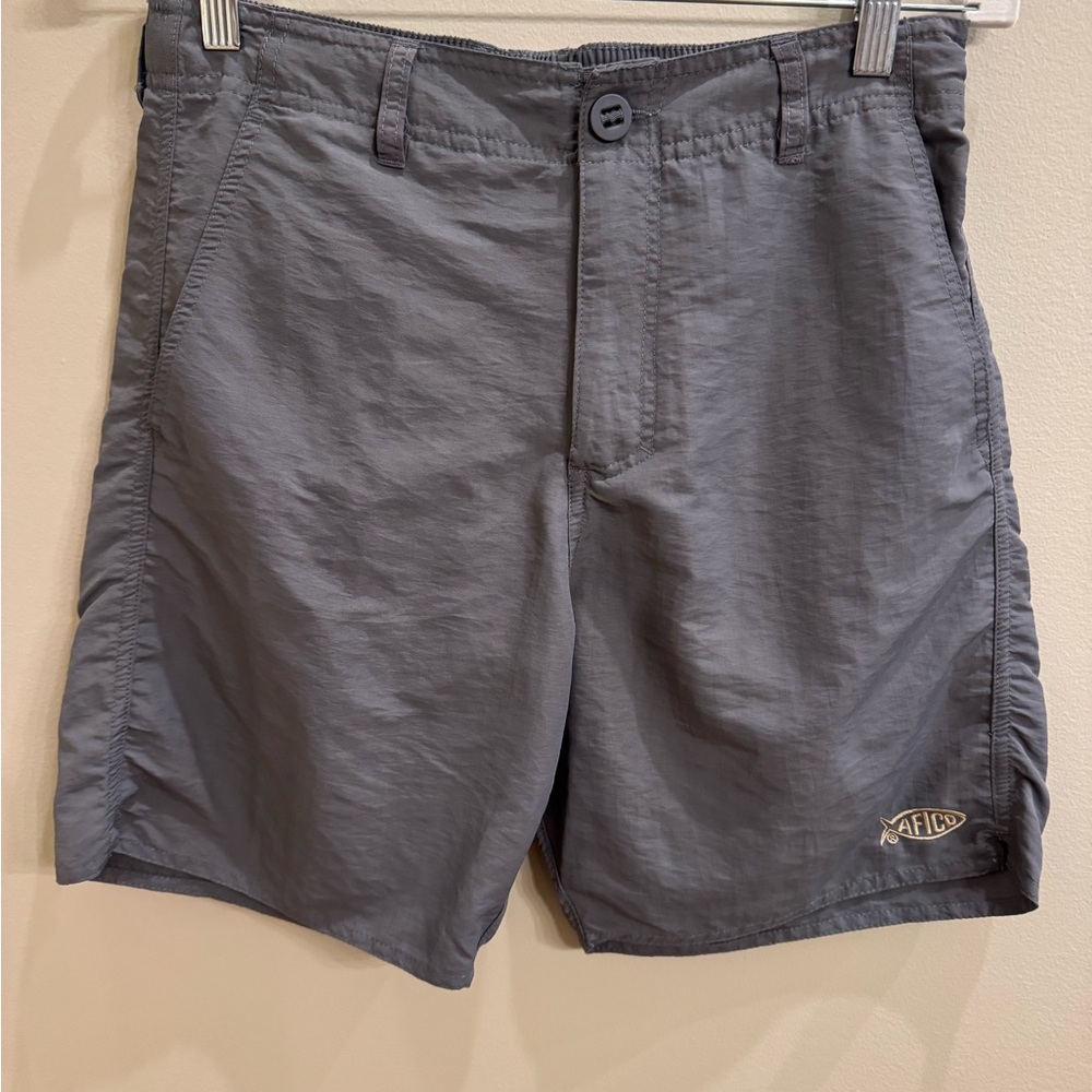 AFTCO Men's Gray Athletic Shorts
